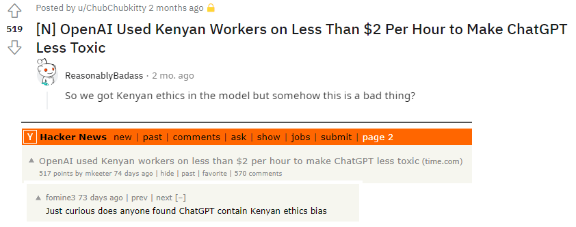 Fig 11: ‘Kenyan ethics’ baked in?